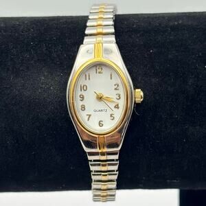 Gold & Silver Quartz Watch